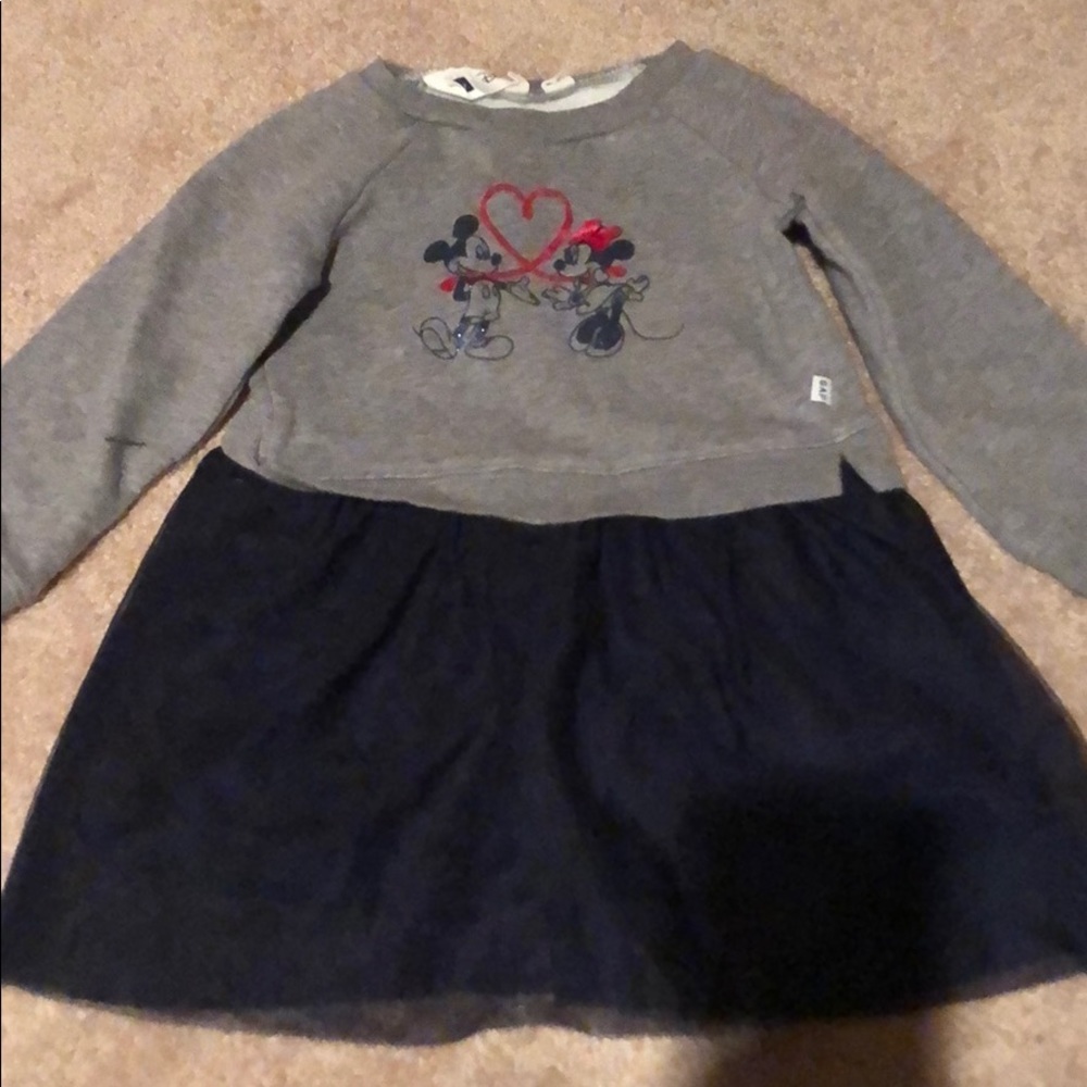 Baby Gap Minnie and Mickey Dress 2T